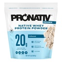 100% Whey Native Protein Powder, Unflavored, 2 lb, Made from Farm Fresh Milk, No Artificial Flavors or Preservatives, for Muscle Health and Recovery, Lactose Free