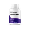 Neurocept Brain Supplement Capsules, Official Neuro cept Nootropic Focus Support, Neurocept Advanced Formula Brain & Memory Support, Neuro cept Pills for Overall Health & Wellness (60 Capsules)