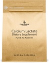 Pure Original Ingrediënten Calcium Lactaat (8 oz) Calciumsupplement, Elektrolyt