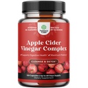 Reiniging Apple Cider Vinegar Capsules - ACV Reiniging en ontgifting Pillen voor Gut en Digestieve Gezondheid met Slimming Cayenne - Extra sterkte ACV Capsules voor Gut Cleanse en Full Body Detox (60 Servers)