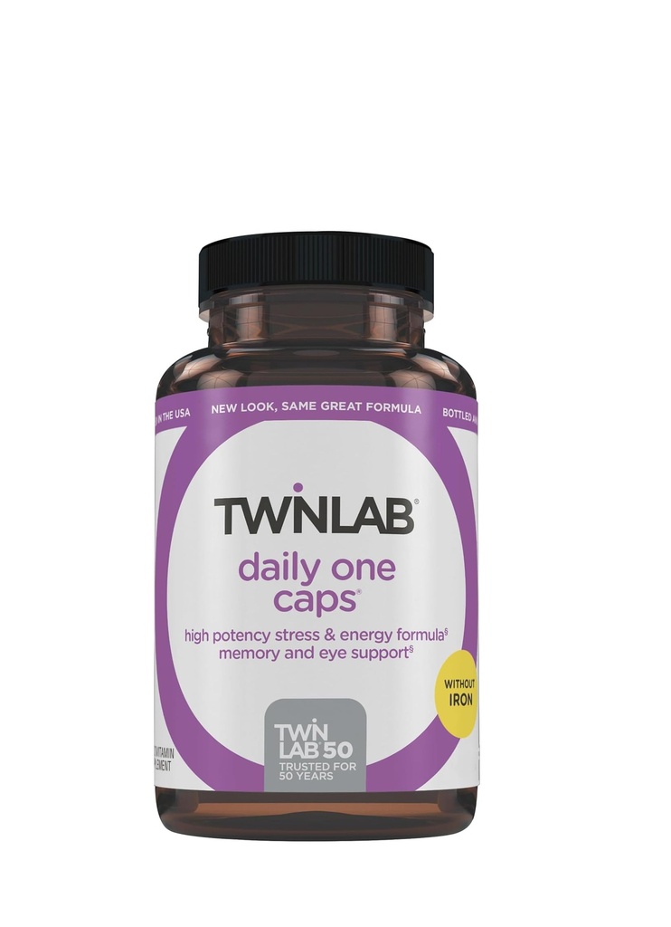 Twinlab Daily One without Iron and with Florglo, 60 Count