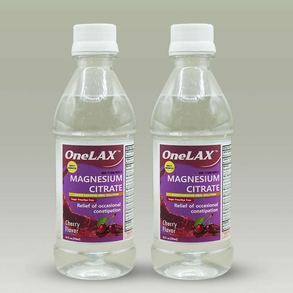 Magnesium Citrate | Cherry Flavour | 2PACK | 10fl.oz | Relief of Occasional Constipation (2)