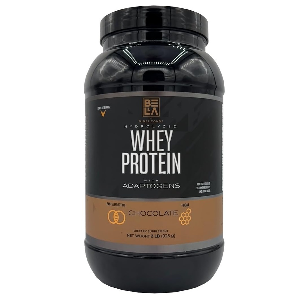 NINEL CONDE hydrolized whey Protein with adapatogens Chocolate 2 lb