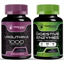 WELLNESS LABSRX Liposomal Urolithin A Capsules - Digestive Enzymes Capsules | Bundle