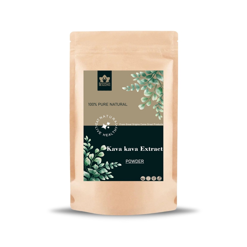 Blessfull Healing Kava kava Extract Powder 100% Pure Natural 200 Gram / 7.05 oz