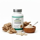 Mother Nature Oyster Mushroom Capsules 1000mg | 120 Vegan Caps | Pleurotus Ostreatus Organic Antioxidant Rich Mushroom Supplement | Immune Support Vitamins Minerals Fiber | 60 Day Supply