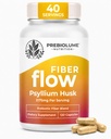 Psyllium Husk Capsules for Digestion - 2175mg Fiber Supplement Psyllium Husk for Women, Healthy Fiber Intake & Cholesterol Levels for Digestion, Bowel Regularity & Gut Wellness, Non-GMO, 120 Capsules