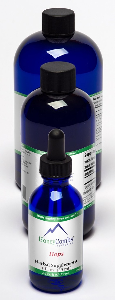 8oz. Hops – Supports Digestion, Relaxation, Deep Sleep and More – Alcohol-Free Liquid Extract