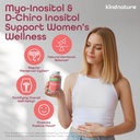 kindnature Dual-Pack: Myo-Inositol & D-Chiro Gummies for Women’s Health & High Absorption Magnesium Gummies for Calm & Sleep