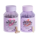 Lemme Debloat and Smooth Bundle - Prebiotische, Probiotische en Digestieve Enzyme Capsules for Bloating & Gas Relief, Reduce Cellulite, Plump Skin, Smooth Cellulite