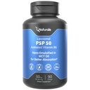 Naturalis Liposomal P-5-P 50mg Activated Vitamin B6 Nano-Emulsified in MCT Oil for Better Absorption | Non-GMO and Soy Free | Support Energy Metabolism and Neurological Function | 90 Softgels