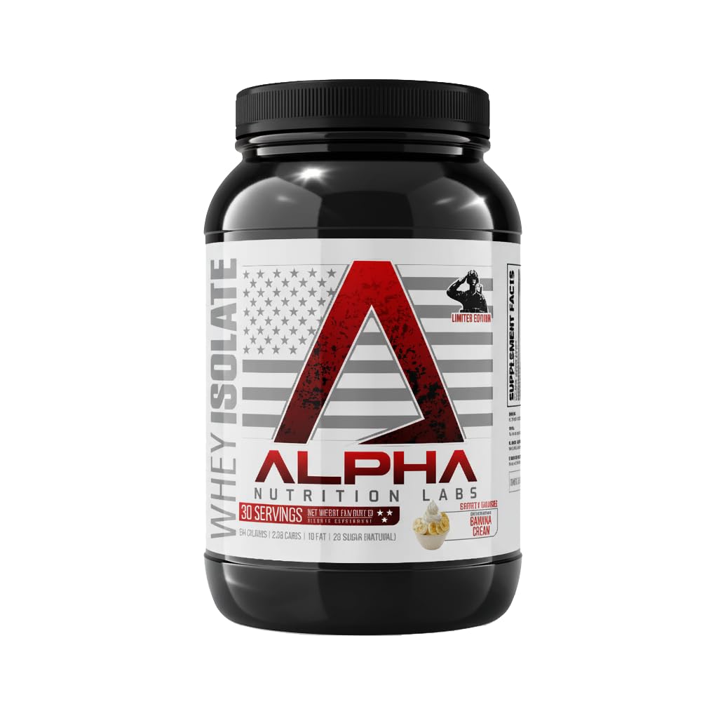 Whey Isolate Protein, 2lbs Supplement Dietary Fitness Edible Amino Muscle Optimum (Banana Cream)