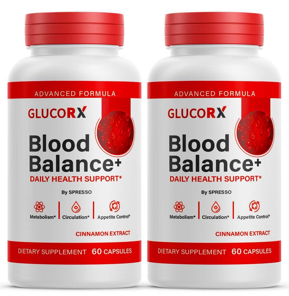 (2 Pack) GlucoRX Blood Balance Capsules, Official GlucoRX Supplement Pills with Premium Ingredients, Advanced Formula Support for Overall Health & Wellness Reviews (120 Capsules)