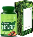 Vitamine B Complex 100% RDA - 200 tabletten/capsules - B Vitaminensupplement (B1, B2, B3, B5, B6, B7, B9, B12), groen