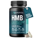 HMB Capsules 2000mg - HMB Supplements for Men and Women - Calcium B-Hydroxy B-Methylbutyrate Monohydrate - 120 Capsules - Supports Muscle Protein Synthesis - Vegan, Non-GMO, Gluten Free - 40 Servings