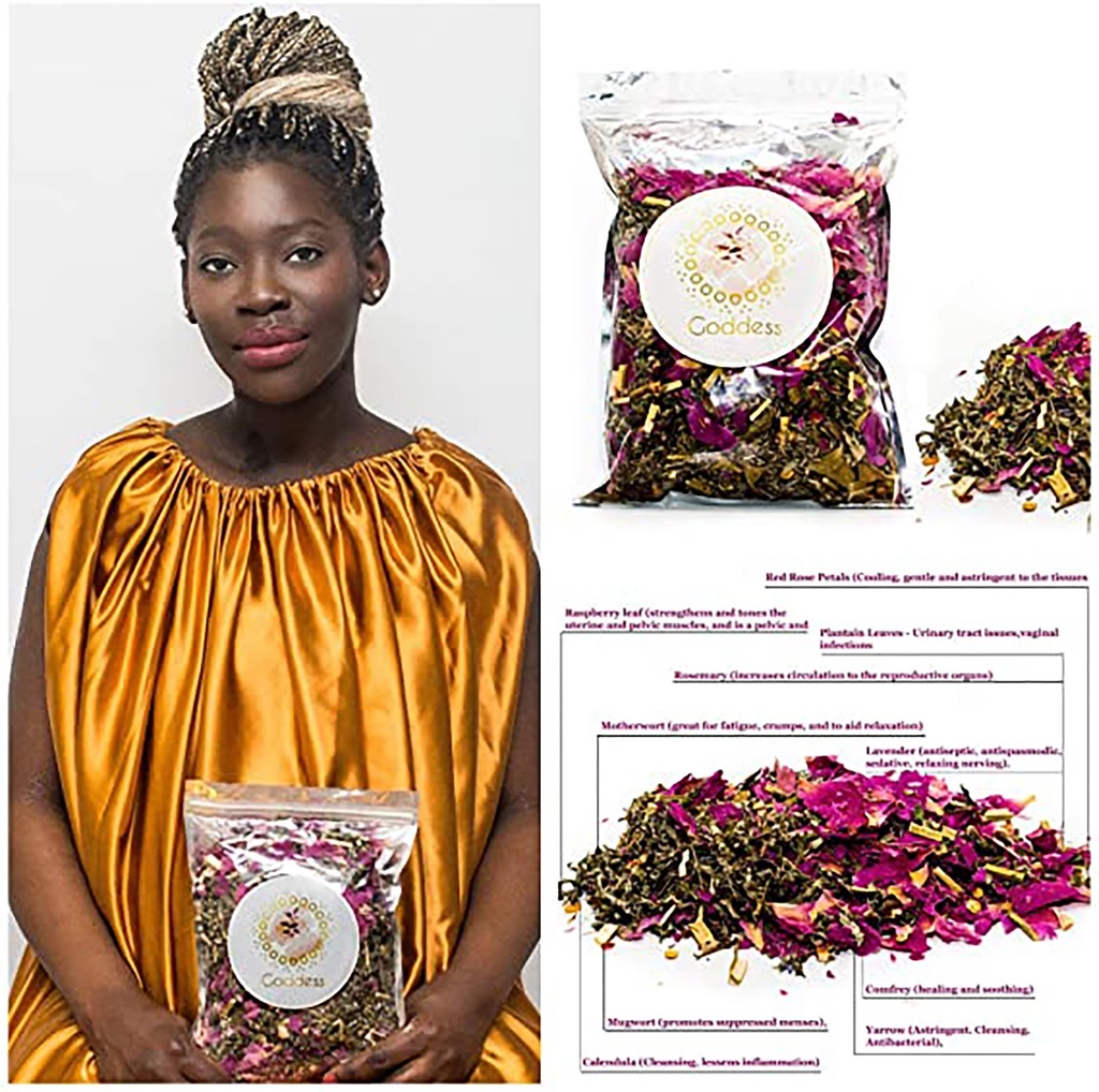 Soft and Moist- Goddess Herbs Blend Yoni Steaming Herbs Cleansing & Tightening | V Steam | Yoni Femmes Detox | Haitian Bain Multi Herb Blend 4oz Yoni self Care Kit | Facial Steaming