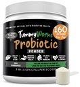 TummyWorks Probiotic Powder for Dogs & Cats. Probiotics For Digestief Health, Immune Support, Diarree, Gas, Jeuk & Seasonal Allergies. Met digestieve enzymen en prebiotica. Made in USA - 160 Scoops