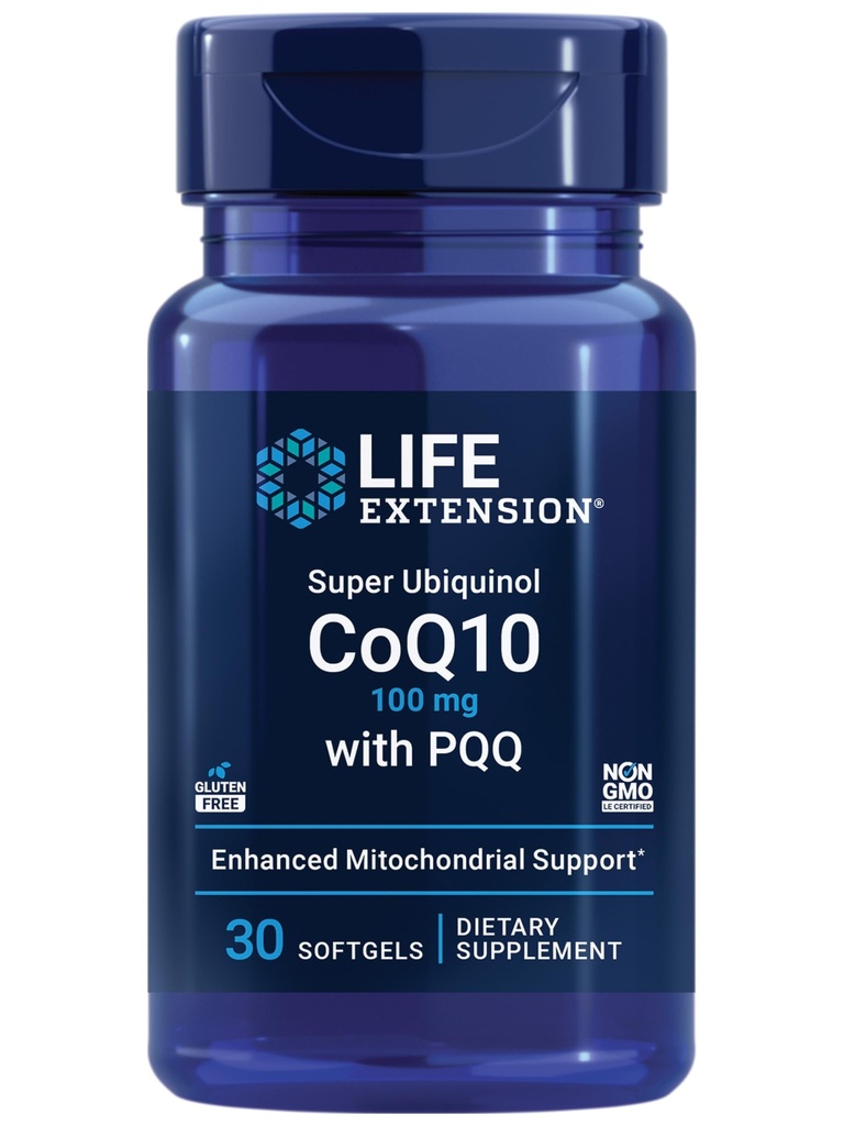 Life Extension Mitochondrial Energy Optimizer with PQQ and Super Ubiquinol CoQ10 with PQQ - 120 Capsules and 30 Softgels