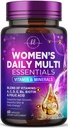 Multivitamin for Women - 3X Strength Daily Women Multivitamin, Vitamins A, D, C, E, Biotin, Folic Acid, Calcium, & Iron, Complete Multi Vitamin for Beautiful Hair & Skin, Bottled in USA, 60 Capsules