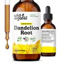 Wild & Organic Dandelion Root Supplement - Liver Detox Cleanse Support - Dandelion Root Tincture - Add to Tea - Herbal Liver Supplement - Vegan, Sugar & Alcohol-Free Liquid Extract Drops - 2 fl oz