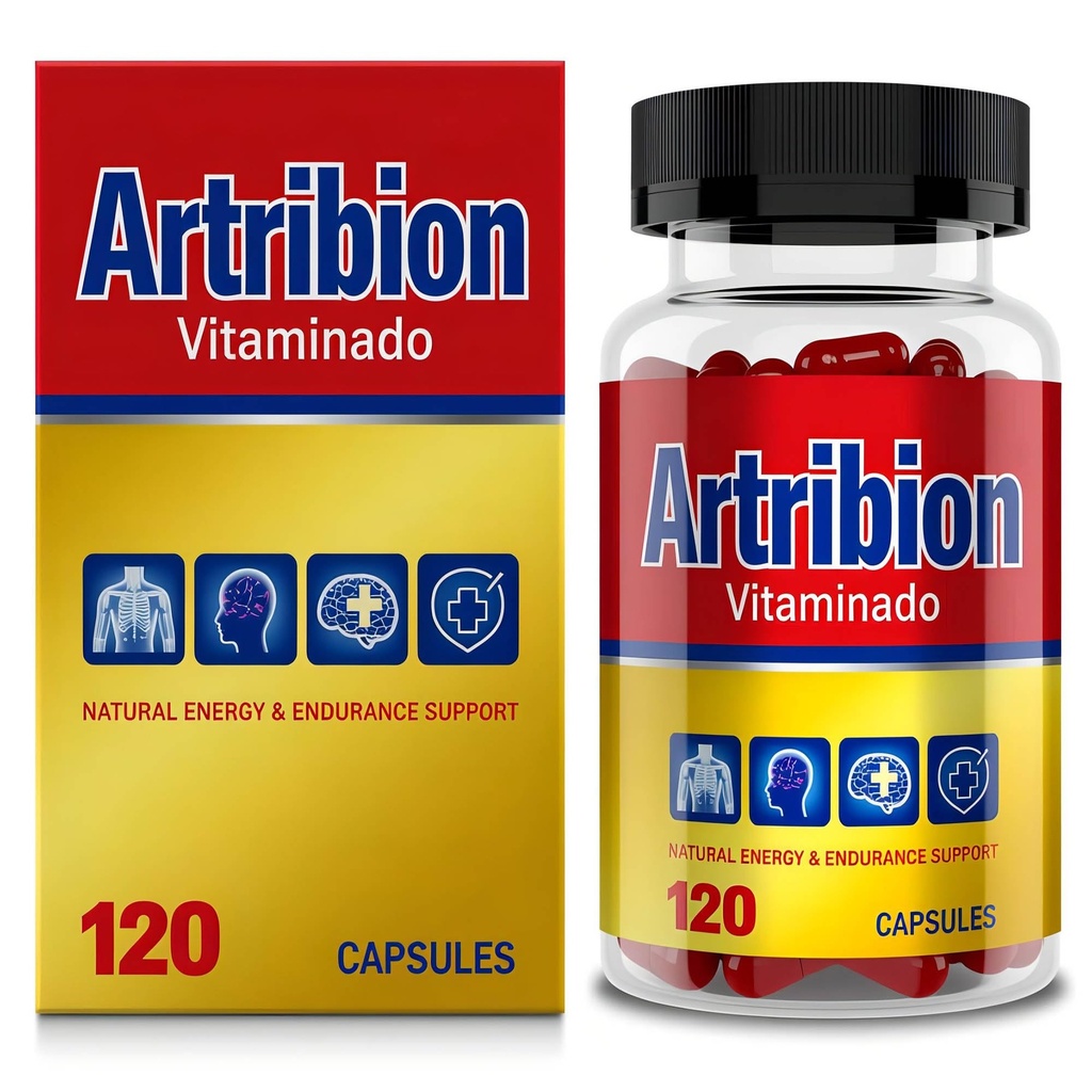 Artribion Vitaminado MAX 120 Capsules - Display B-Complex Supplement for Joint & Muscle Wellness, Daily Energy & Endurance Capsules