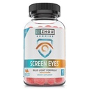 Zhou Screen Eyes Gummies - Lutein Gummies for Eye Health, Lutein and Zeaxanthin for Adults & Kids, Supports Eyesight, Blue Light Vision Health Formula - 60 Count