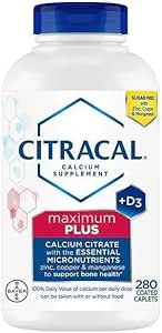 Citracals Maximum Plus Calcium citraat + D3, 280 Capletten
