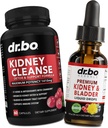 Nier Reiniging Detox Ondersteuning Supplement & Bladder Health Drops - Biologische Nierblaas Supplementen Drops & Pills Juniper Berry Clears Dandelion Cranberry - Nieren Nier- en urinetrek Supplementen
