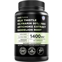 MEDCHOICE Milk Thistle Liver Support Supplement with NAC & Artichoke, 90ct