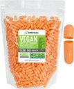 XPRS Nutra Size 00 Empty Capsules - 1000 Count Empty Vegan Capsules - Vegetarian Empty Pills - DIY Vegetable Capsule Filling- Veggie Pill Caps (Peach)