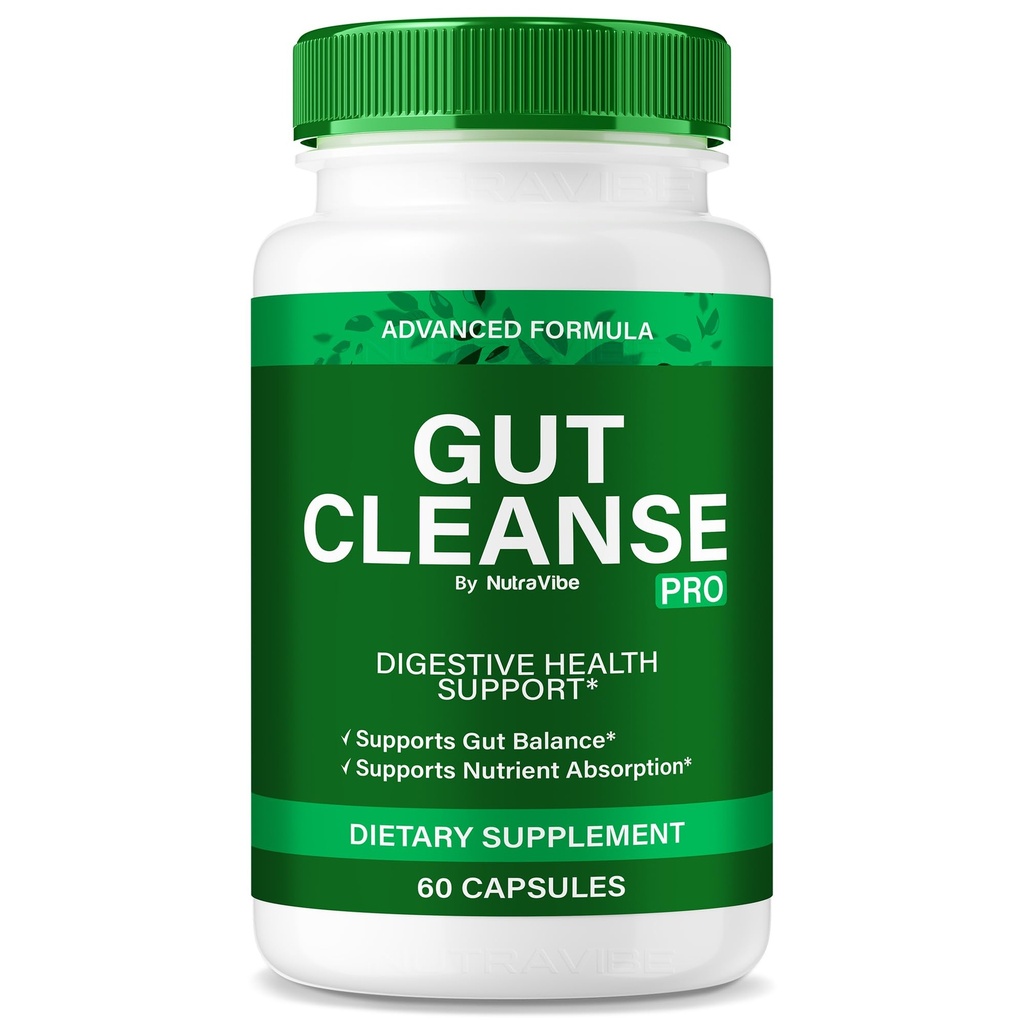 Gut Cleanse Pro - GutCleanse Pro for Gut & Digestion Formula, Got CleansePro for Digestive Support, Comfort and Balance | GutCleansePro Pills Gentle and Easy-to-Take (60 Capsules)
