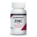 Kirkman - Zink 20mg - 250 Capsules - Immuunondersteuning - Hoge Absorptie - Hypoallergeen