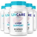 (5 Pack) LivCare – Premium Liv Care Liver Support Formula with Natural Ingredients for Detox, Balance, & Gentle Body Cleanse | Easy-to-Take Pills, 150 Day Supply, Official Review (300 Capsules)