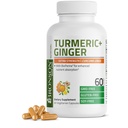 Bronson Kurkuma + Gember Extra sterkte Joint Health & Digestie Ondersteuning met BioPerine, Non-GMO, 60 Vegetarische Capsules