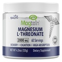 Nature's Fusions Magnesium Powder - 60 Servings - 2000mg Per Serving - Tasteless, High Absorption Magnesium Supplement for Brain Health, Sleep & Cognitive Function - Magnesium Powder 4 oz, 120g