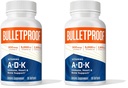 Bulletproof Vitamins A-D-K Softgels, 30 Count, Supplement for Heart, Bone Health and Immune Support (Pack of 2)