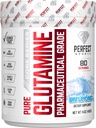 Perfect Sports Free Form Glutamine Powder | 100% Pure, Micronized, HPLC Tested Glutamine | Immune & Gut Health | Vegan & Non GMO | 80 Servings (Unflavored)