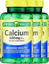 Calcium 600 mg 100 Tablets, Dietary Supplement, Bone Health Calcium (Pack of 3)