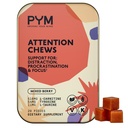 PYM Attentie Kauwt Ondersteuning voor Procrastinatie, Focus & Productivity, 20 Telling 