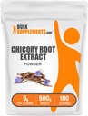 BulkSupplements.com Chicory Root Extract Powder - Chicory Root Powder, Fiber Supplement - Vegan & Gluten Free, 5g per Serving, 500g (1.1 lbs) (Pack of 1)