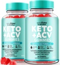 NutraRize (2 Pack) Ketolicious ACV Gummies for Weight Loss, Official Keto+ACV Gummies, All-Natural Apple Cider Vinegar 1000MG, Premium KetoACV Gummy, Keto Licious Gomitas Reviews (120 Gummies)