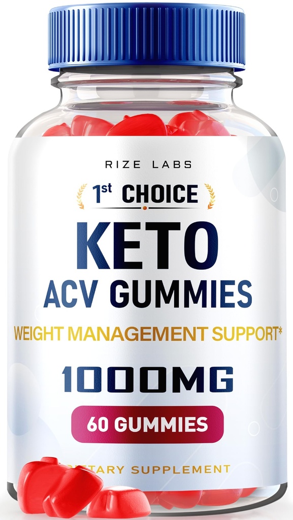 1st Choice Keto ACV Gummies for Advanced Weight Loss, All Natural Apple Cider Vinegar Keto Supplement, Extreme 2000mg Keto+ACV Gummy (60 Gummies)