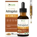 Astragalus Root Extract Drops for Immune System Support, 7-in-1 Herbal Supplement for Cellular Defenses w/Echinacea Goldenseal Elderberry, Fast-Acting & Concentrated Liquid Tincture.2oz
