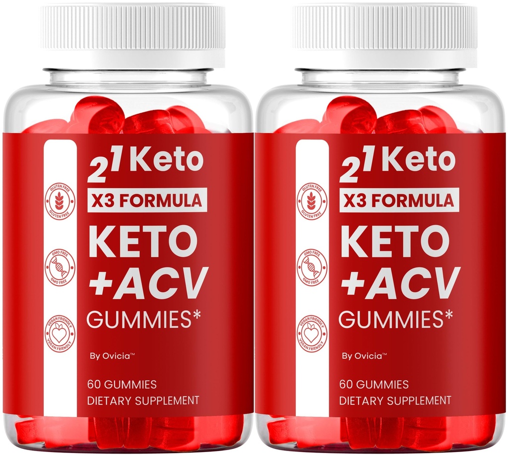(2 Pack) 21 Keto Gummies - Official 21Keto ACV Gummies Advanced Premium Formula Support Maximum Strenght, All Natural Ingredients Vitamins for Overall Health & Wellness, 120 Gummies for 2 Months