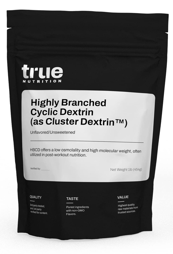 Ware voeding - hoog vertakte Cyclische dextrine - Koolhydraatpoeder voor duurzame intra-workout energie, verbeterde post-workout spierherstel - Vegan en niet-GMO - ongearomatiseerd 1lb
