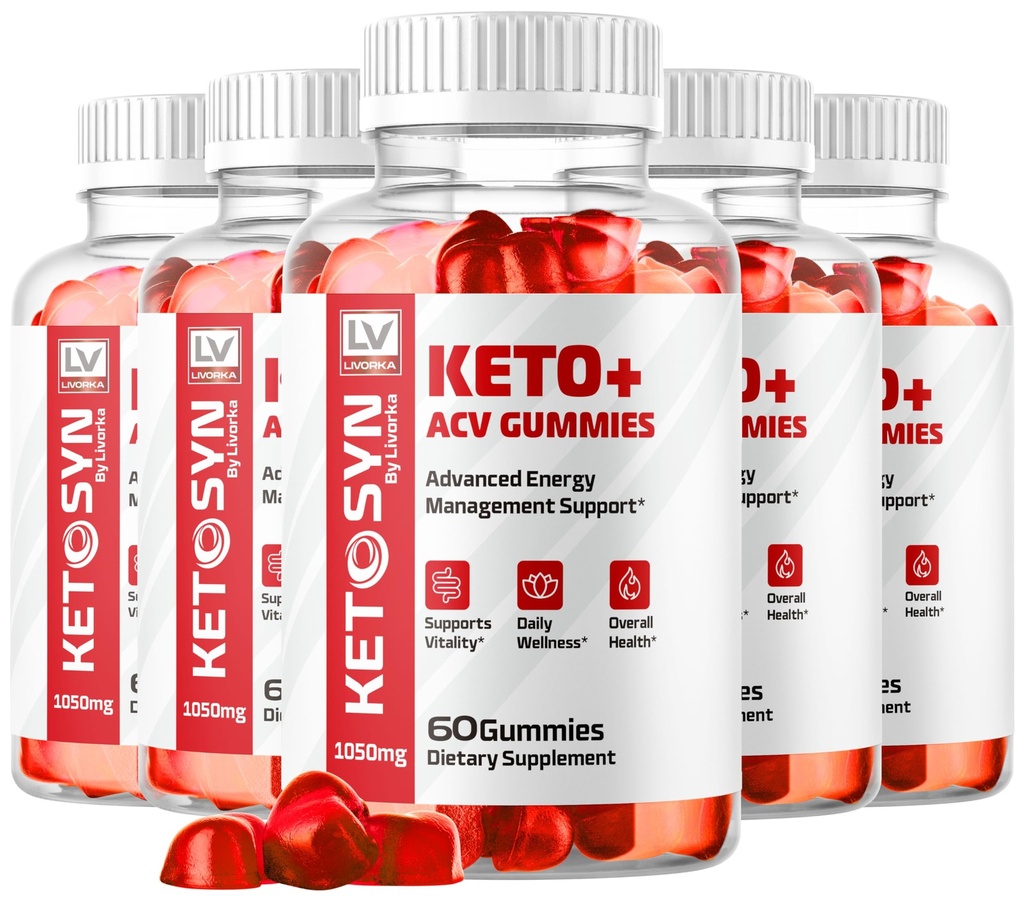 (5 Pack) Ketosyn Keto Gummies Weight Loss, Keto ACV Gummies Ketosyn, Ketosyn Keto Plus ACV Gummies, Ketosyn Gummies, Ketosyn ACV Gummies, Keto Syn ACV Weight Loss Gummies, 180 Gummies for 5 Months