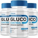 (3 Pack) Gluco Control Capsules, GlucoControl Supplement Capsulas Advanced Maximum Strength, Premium Formula for Overall Health & Wellness Blood Support, Gluc Control Pills Vitamins Reviews (180ct)