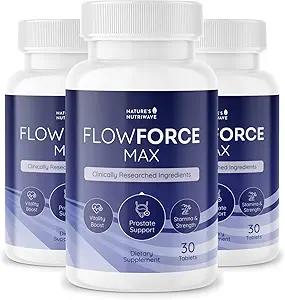 FlowForceMax Herbal Support Supplement - natuurlijke plantaardige formule met Zag Palmetto Extract 