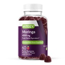 Viteey Moringa Gummies - 4,000mg [from 400mg of 10:1 Extract] of Moringa Supplement Super Greens Gummies - Antioxidant Wellness and Digestive Support - Vegan, Gluten Free - 60 Count