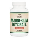 Magnesium Glycinate Extra Strength - 120mg of Elemental Magnesium per Capsule - 90 Capsules (Vegan Safe, Third Party Tested, Gluten Free, Non-GMO) by Double Wood Supplements